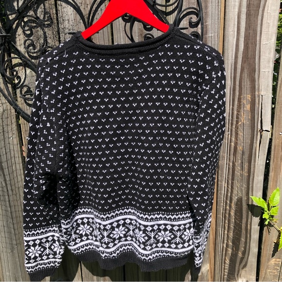 Vintage Victoria Jones Snowman Sweater L - Picture 5 of 6